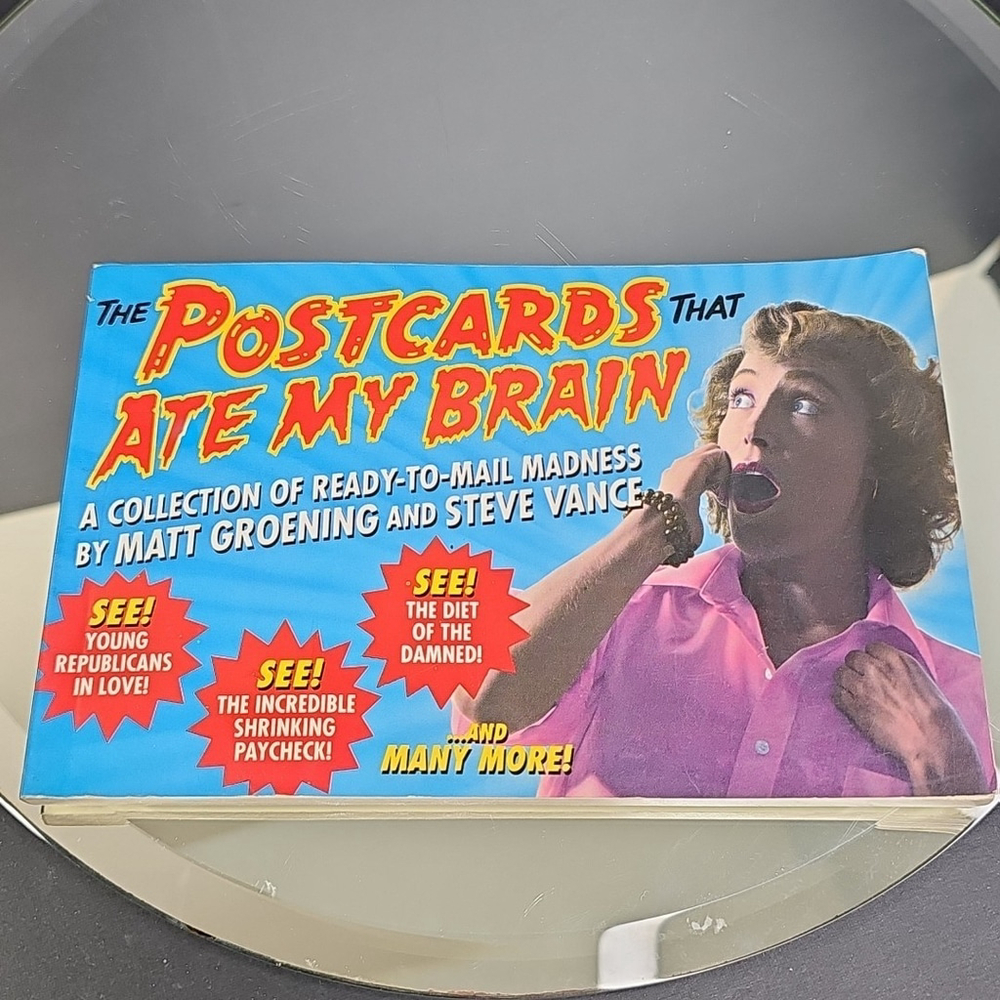 New 1990s The Postcards That Ate My Brain Collection by Matt Groening